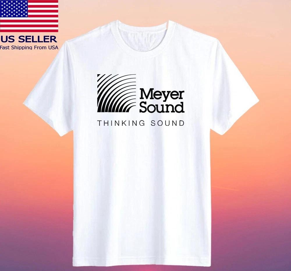 Meyer Sound Thinking Sound Men s White Size S-5XL 4XL