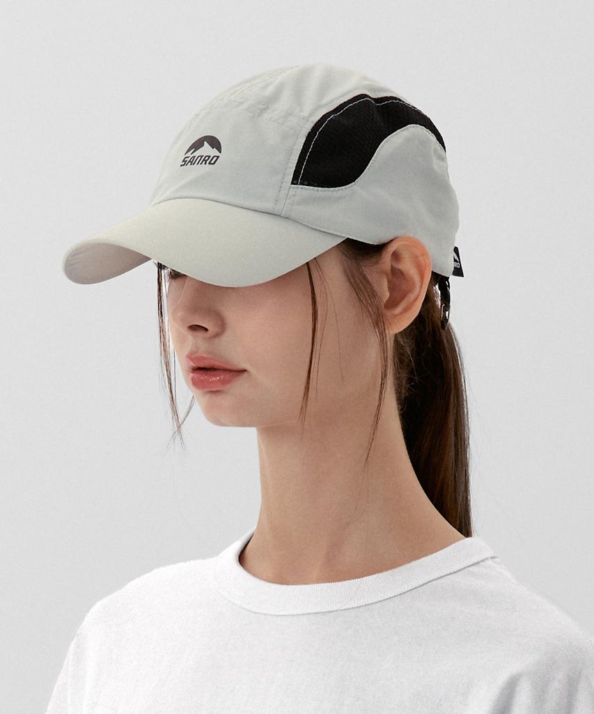 Sanlo [Unisex] Sunshade Nylon Ball Cap - Light Grey