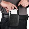 Leather Waist Bag for Samsung Fold8 & Huawei Pura X Max - Crazy Horse Folding Phone Case