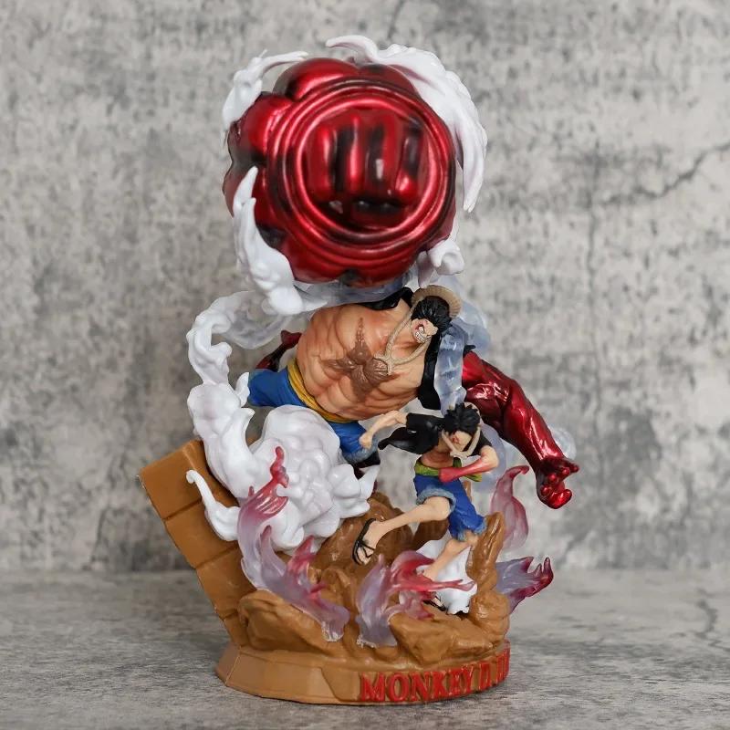 2pcs One Piece Anime Battle of Onigashima Action Figures - Supernova Three Captains Luffy Kid Law Collectible Models Gift Toy
