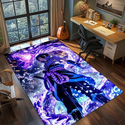Dywan Anime Naruto Duży Dywan Nieślizgający się Zmywalna Mata Podłogowa Pokój Gracza Sypialnia Wystrój Domu -QJY