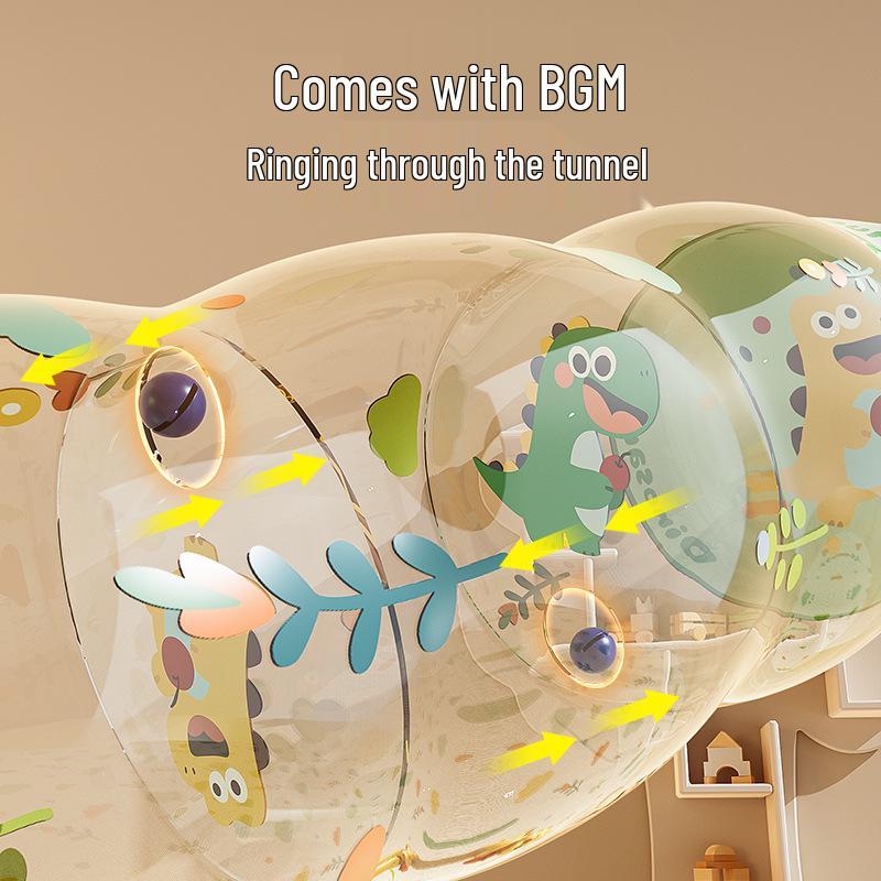 Aufblasbare Rolle Cartoon Baby Lauflernhilfe mit Glocke - Früherziehung & Gehhilfe