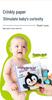 Jollybaby Deluxe Animal Tail Cloth Book - Tear-Resistant, Chewable Educational Toy for Infants