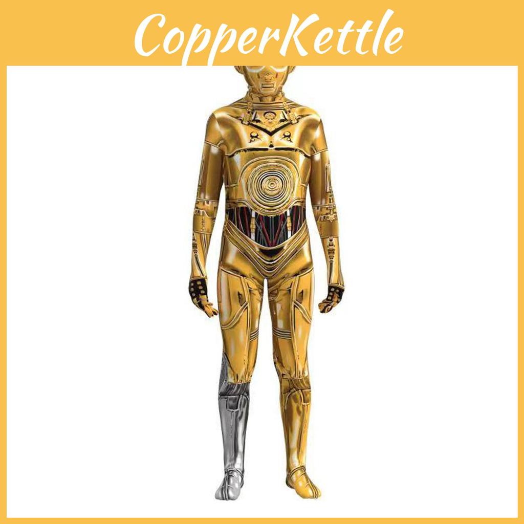 Robot Costume With Printed Design For Halloween Teen And Adult Wear