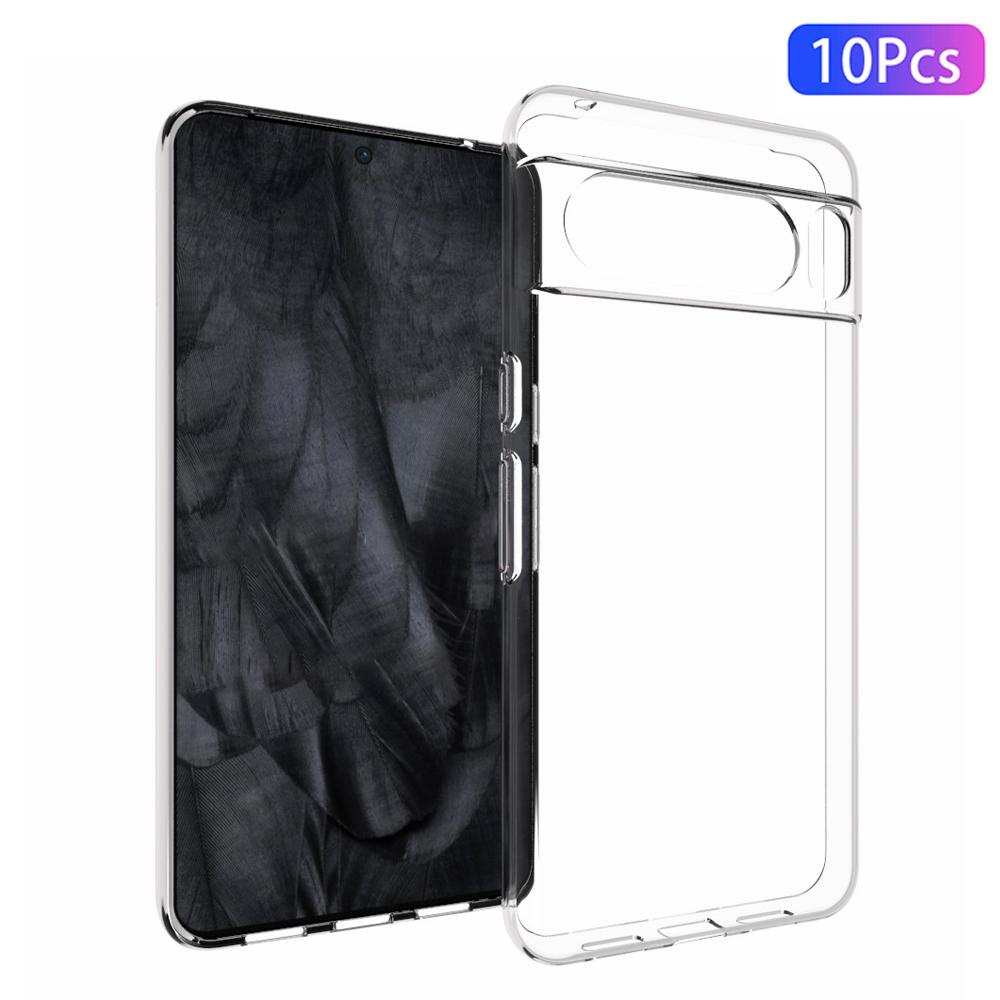 

10 шт./уп. Для Google Pixel 8 Pro ТПУ чехол для телефона Внутренний прозрачный чехол для мобильного телефона без водяных знаков A