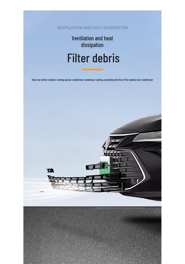 Toyota Avalon Front Grille Anti-Insect Net & Decorative Strip