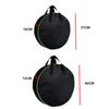 New Black Green Car Charge Cable Bag Waterproof Oxford Cloth Storage Bags Round Car Tools Organizer Car Accessories