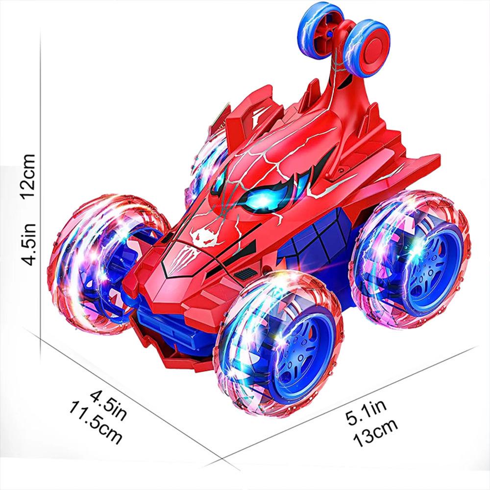 2.4G Remote Control Spider Stunt Car for Kids - 360° Off-road Light-Up Adventure Toy