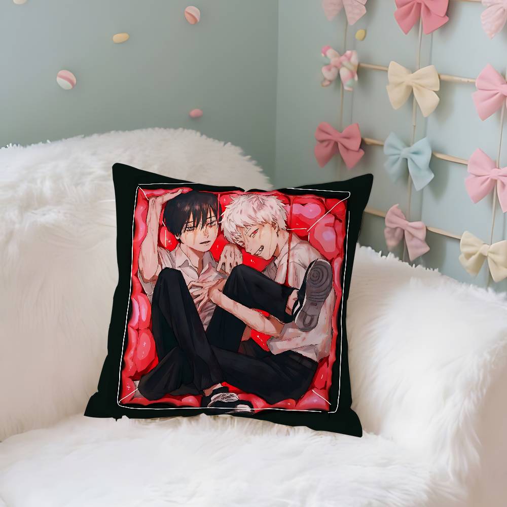 T-The Summer H-Hikaru Died Throw Pillow Covers Pattern Cushion Cover Suitable For Sofa Bedroom Car Pillow Cover