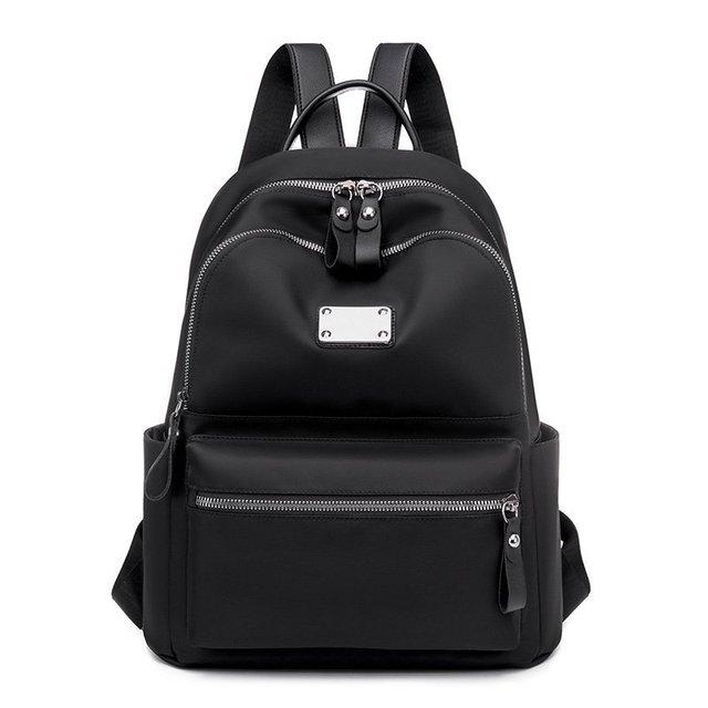 

Женская сумка и рюкзак, модный вместительный женский рюкзак, высококачественный прочный тканевый женский рюкзак, большой вместительный школьный рюкзак для девочек, рюкзак One Size чёрный