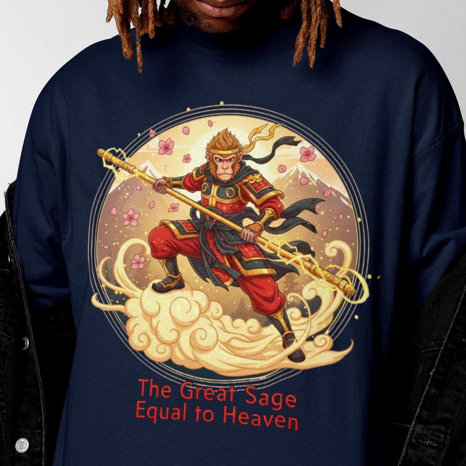 Sun Wukong T-Shirt | Chinese Mythology | Vintage China God Tee S