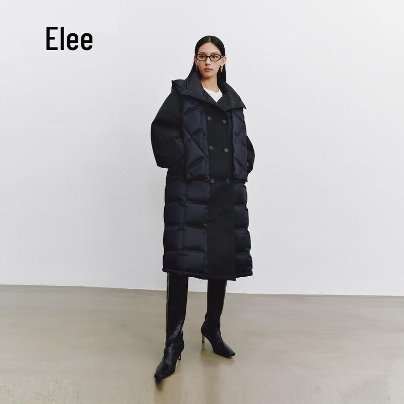 Ailolaiyi Women's Goose Down Winter Jacket with Detachable Scarf Hood