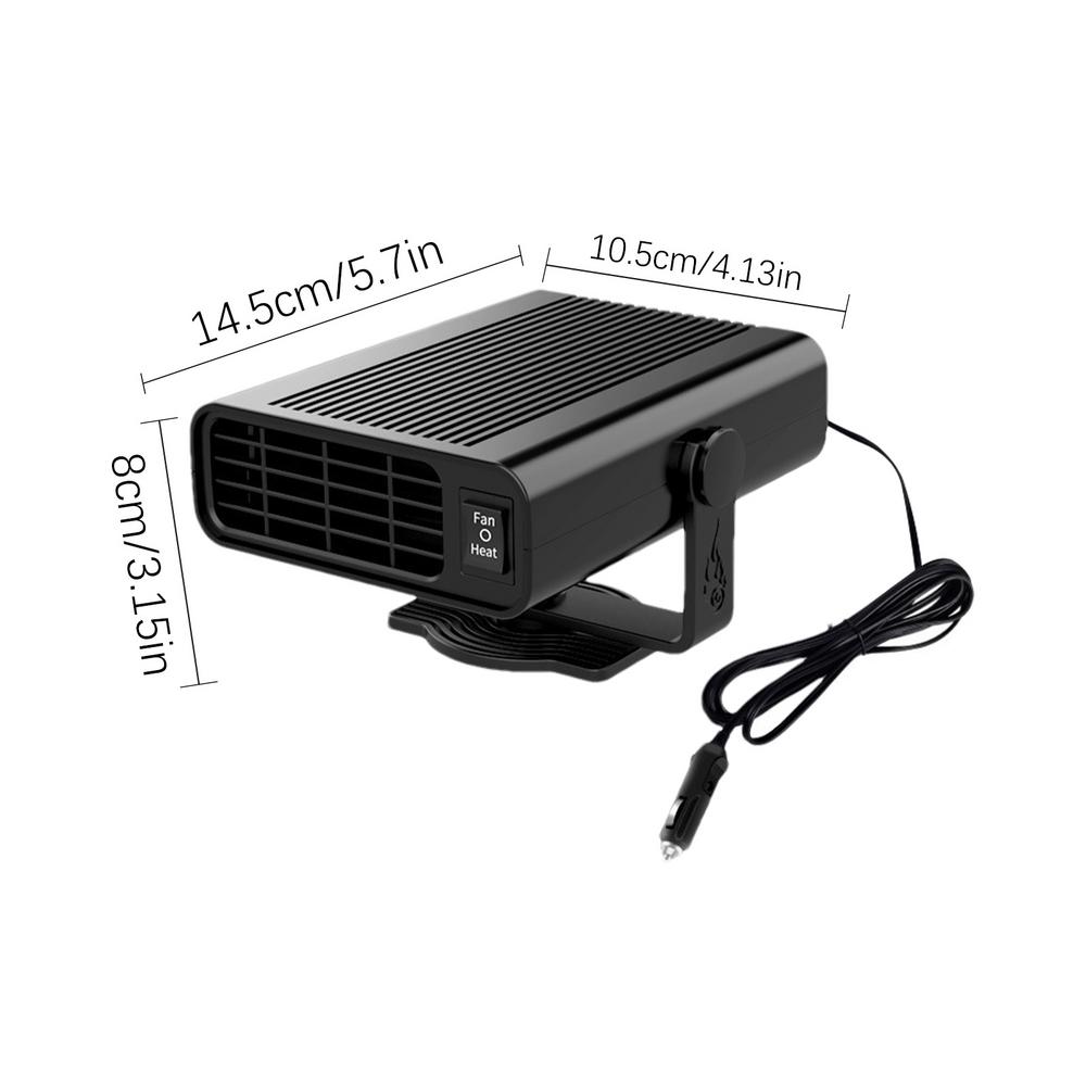 For Refer To Description Car Heater Fast Heating High Power Heater Car 2-in-1 Cooler And Heater Auto Dryer Windshield Defroster