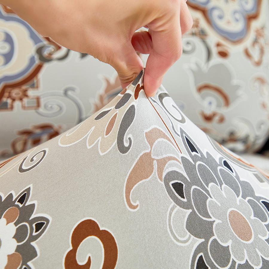 Annual Printed Skirt Sofa Cover, Universal Multi-Functional Living Room Dirty Cover, Non-Slip Sofa Cover
