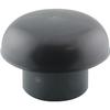 Chapeau De Ventilation - Ardoise - Ø 80 Mm - PVC - Moustiquaire Intégré - Idéal Pour Canalisations