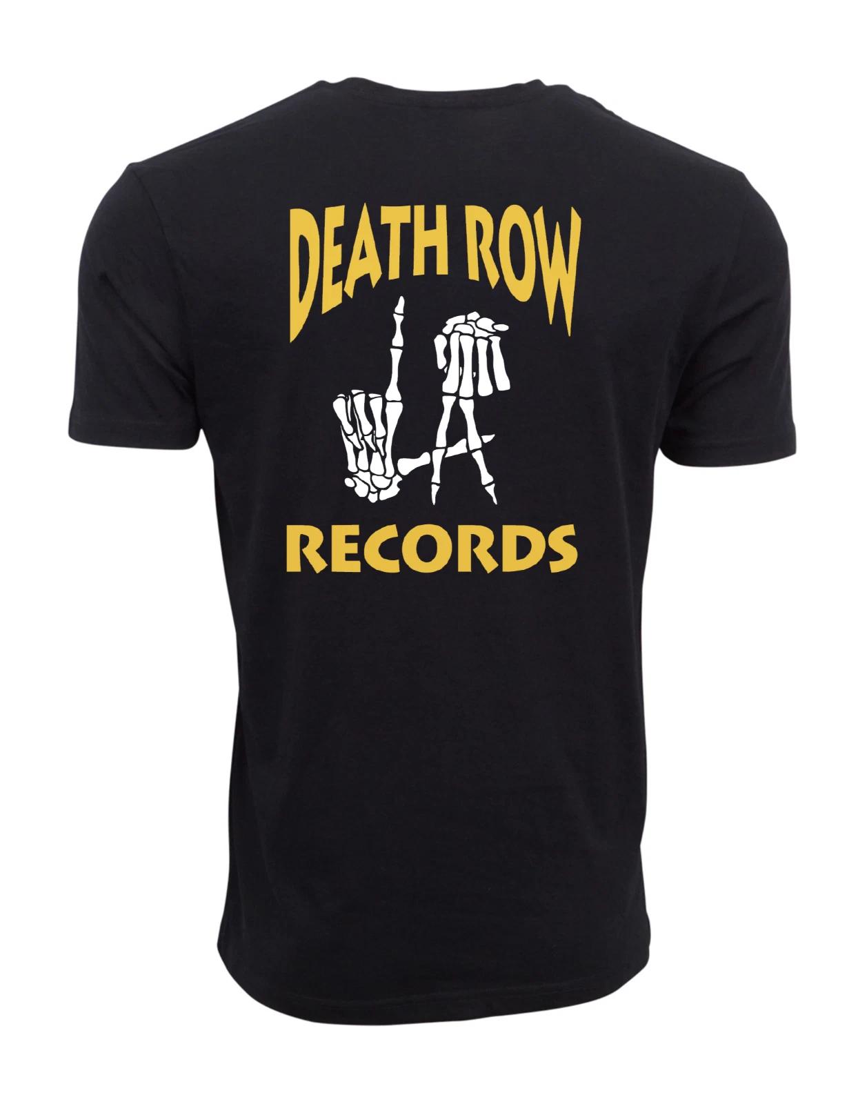 Unisex Adult Casual Graphic Death Row Records Sign Graphic T shirt ... S