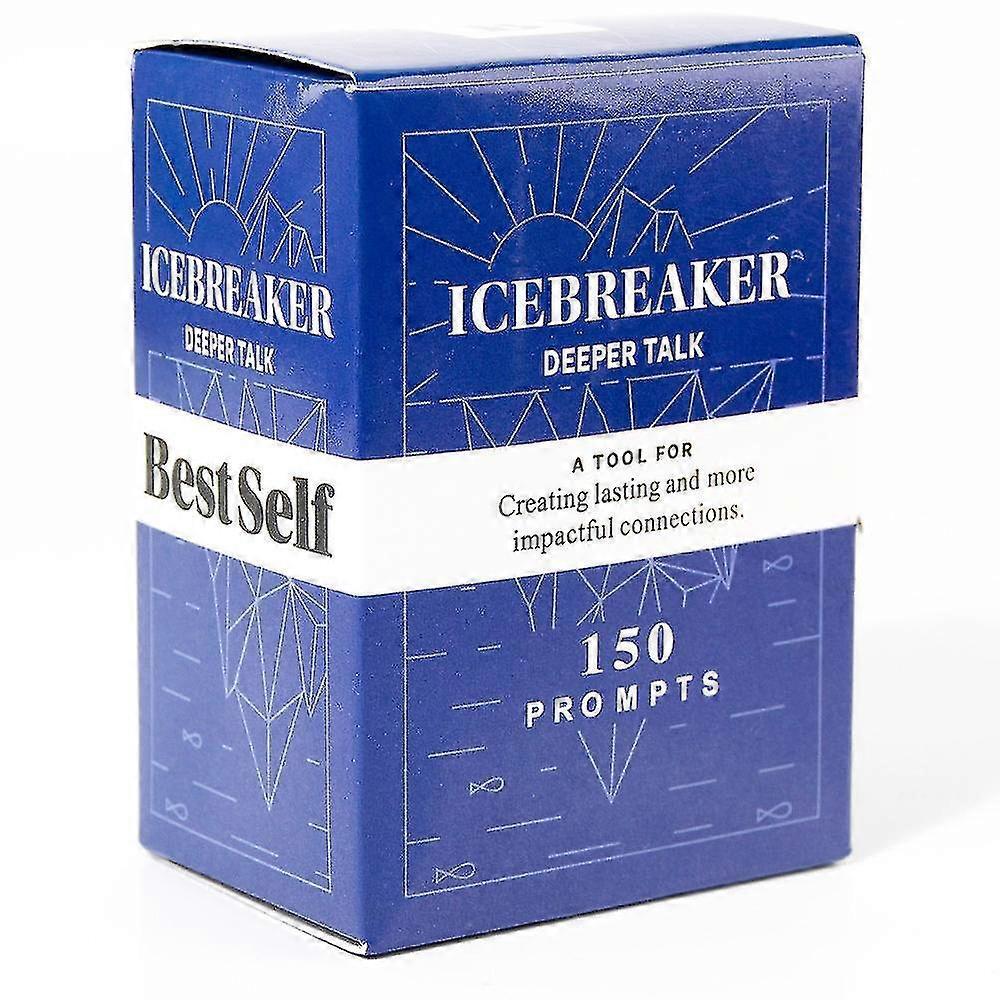 150 Cards Icebreaker Deeper Talk Deck By Bestself Conversation Party Board Game Card Games Full English - Shang Jue