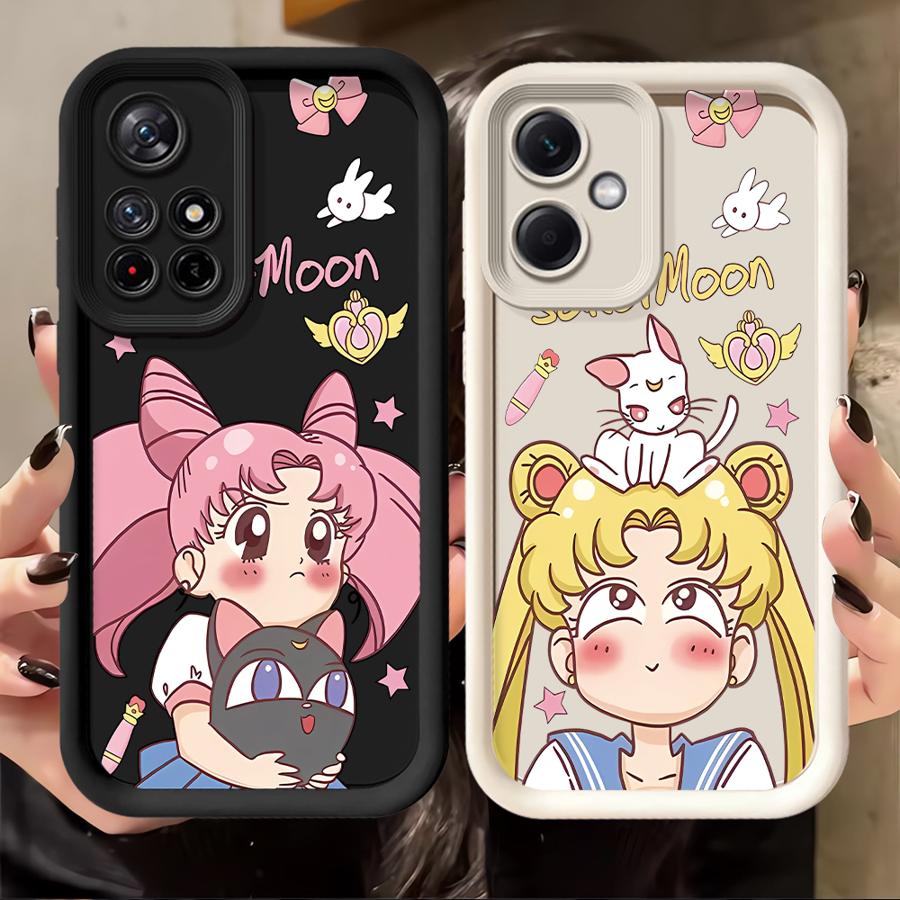 Phone Cover Case for Xiaomi Redmi Note 14 Pro Plus 13C 12s 14C A1 A2 A3 A4 Note 13 11s 12 11 10 12C Cartoon S-Sailors Moon