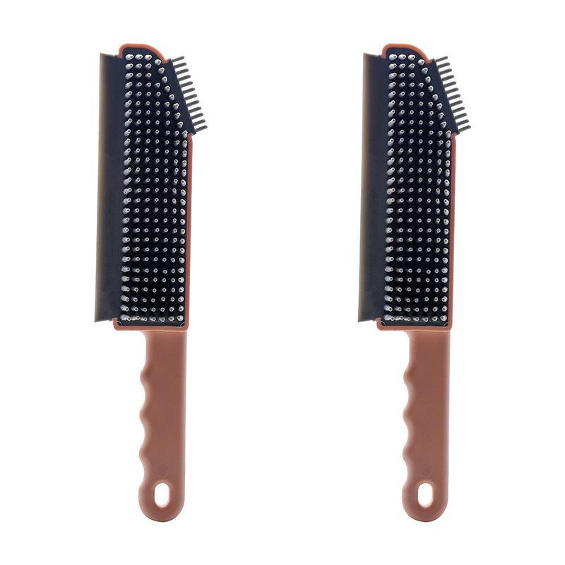 3 In 1 Silicone Gap Cleaning Brush Decontamination Brush Glass Scraping Cleaning Brush Kitchen Household Corner Cleaning Tools