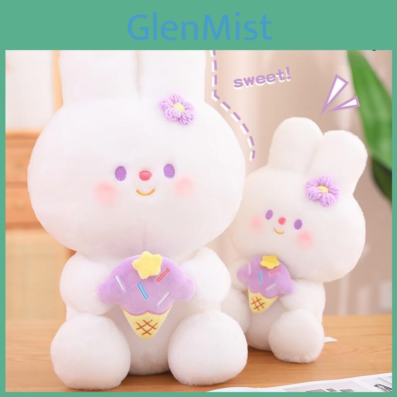 Sweet Bunny Plush Toy For Girls Cute Pillow Stuffed Animal Gift For Valentine's Day