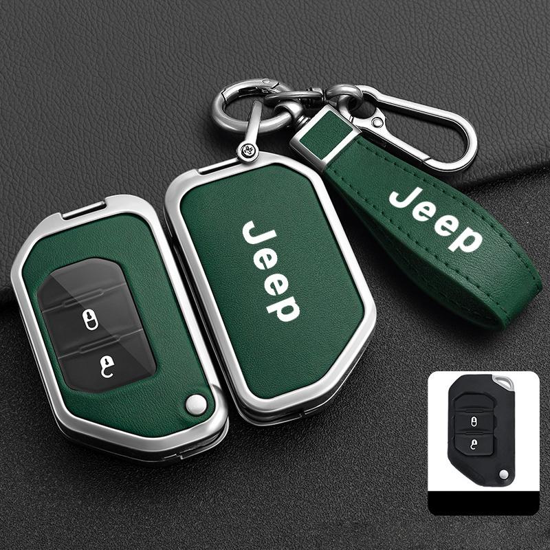 Car Remote Key Case Cover Protector Shell For Jeep Gladiator JT Sahara JLU Wrangler JL Rubicon 2018 2019 2 3 4 Button Flip Key