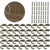 40pack Retros Bronze Iron Hook Featuring Included Hardware For Quick Installation Perfect Gift For Any Space