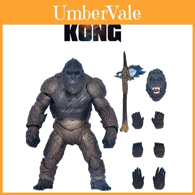 Godzilla Vs Kong King Kong Poseable Action Figure 14cm Height Pvc Material Ideal Gift For Children