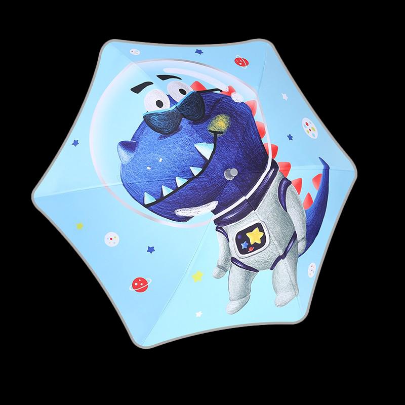 MAYDU Kids' Cartoon Dinosaur UV Protection Umbrella