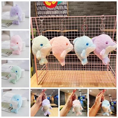 Stuffed Dolphin Plush Doll Keychain Plush Cute Dolphin Plush Pendant  Friends Birthday Gifts