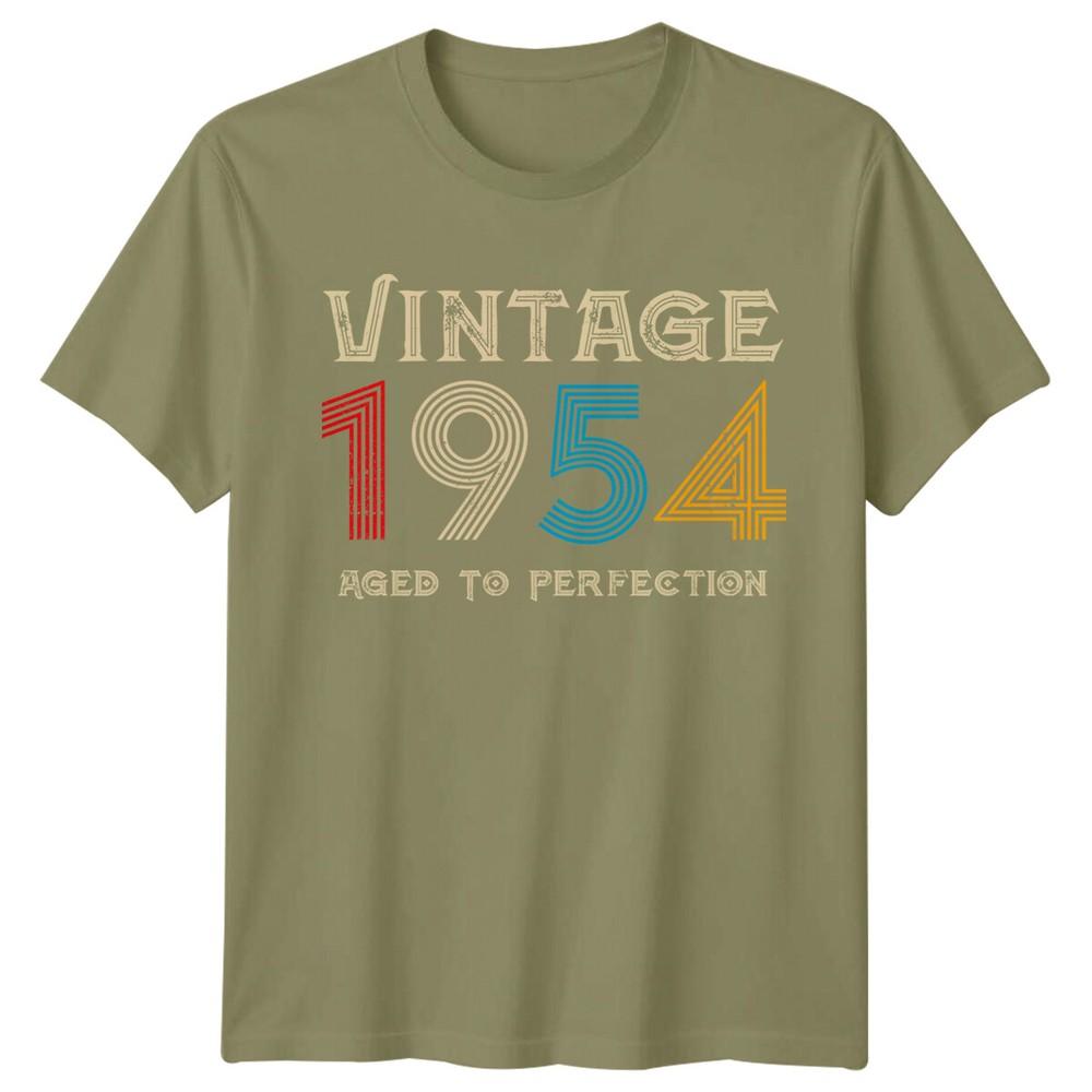 Vintage 1954 Aged To Perfection Unisexs TShirt 72nd Birthday Gift