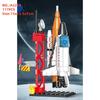 City Shuttle Satellite Rocket Building Blocks Space Station Saturn Astronaut Figure Man Bricks Set Gift for Boys