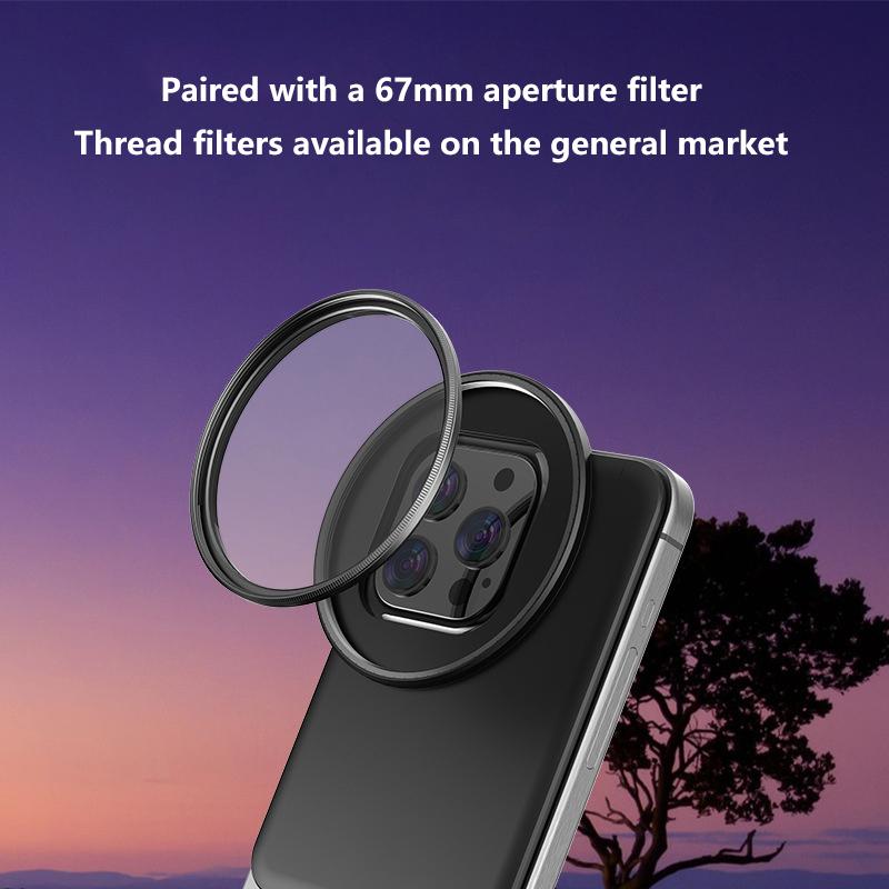 Magnetický adaptér filtru pro telefon pro Apple iPhone držák objektivu mobilního telefonu 67mm filtr pro fotoaparát pro Magsafe Apple iPhone filtr pro fotoaparát