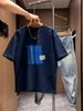 Fashion Unisexs Tshirt Pure Cotton Versatile Crew Neck Shortsleeve Tshirt Summer Casual Printed Top Streetwear Male Clothes