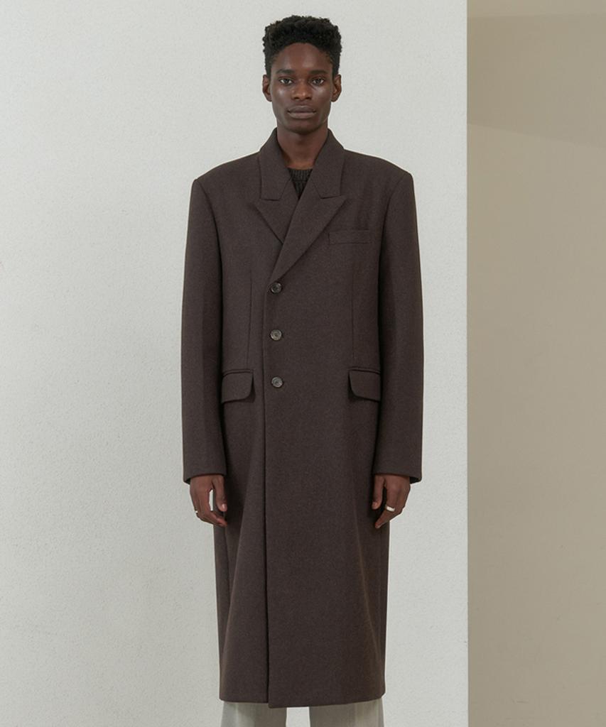 Trip Le Sens [Exclusive] Wool One-Side Coat_2 Color