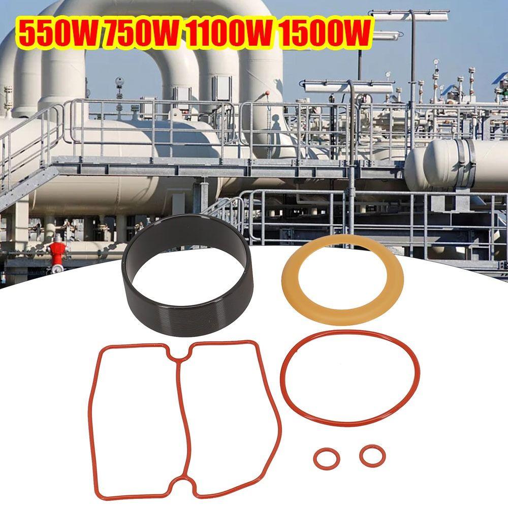 1Set Nitrile Rubber Cylinder Sleeve Kit Oil Free Cylinder Kit  for Mute Air Compressor Repair