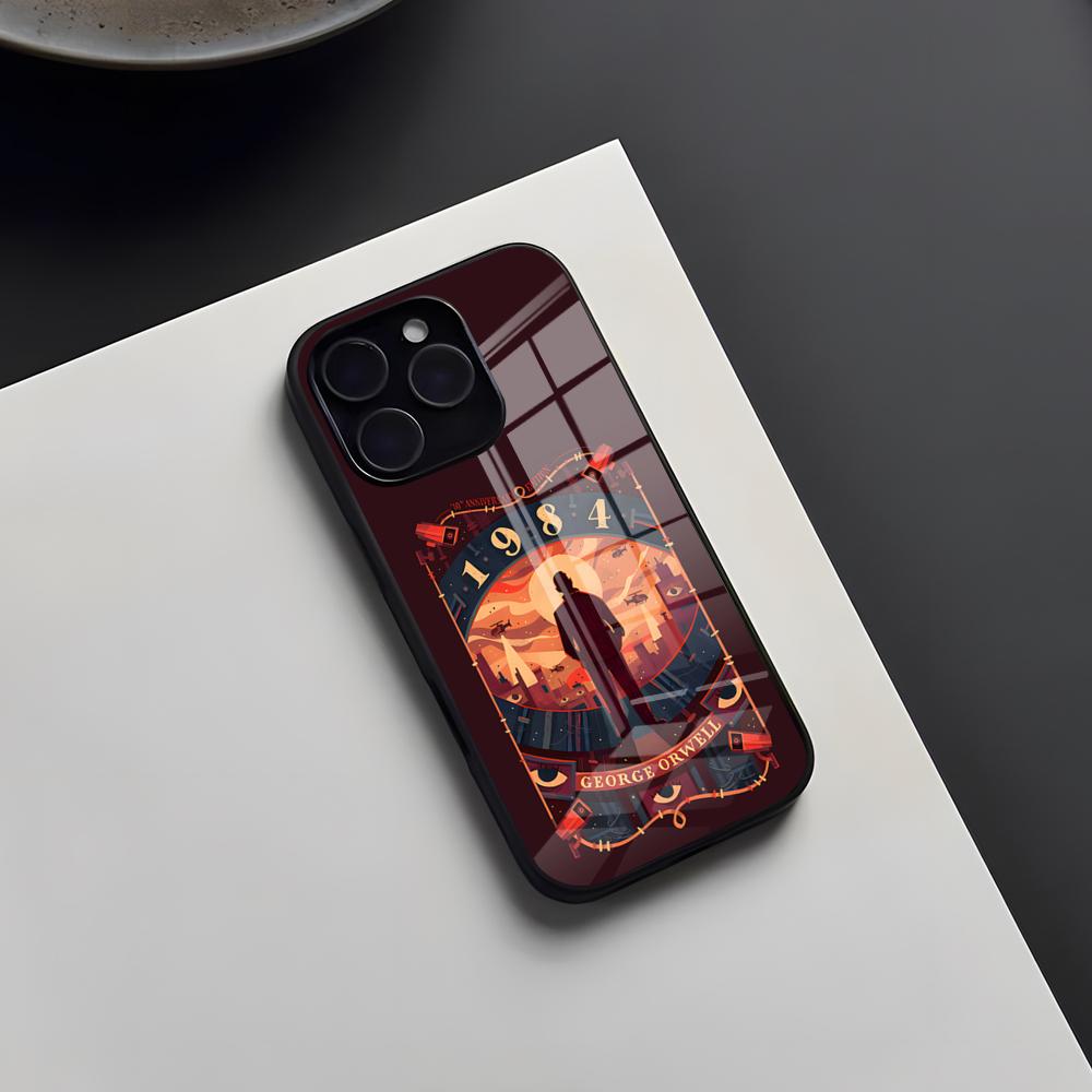 1984 George Orwell Phone Case For IPhone 17 Pro Max 16 15 14 Pro Max 13 11 X Xs Xr 8 7Plus Glass Cover