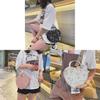 Heartshaped Pu Shoulder Bag With Zipper Closure For Daily Casual Wear