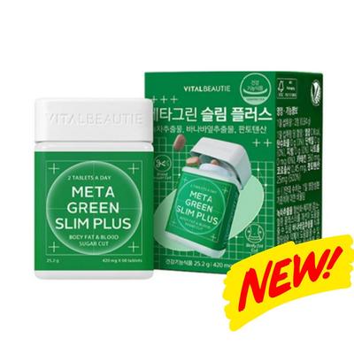 [NAUJIENA [VITAL BEAUTIE] Meta Green Slim UP 60 tabletė (30 dienų) / Kūno riebalų kontrolė