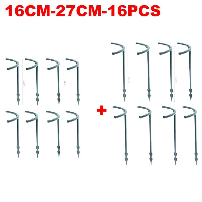 Palo di sostegno per piante, supporto per arrampicarsi per fiori, semicerchio, serra, supporto per asta di fissaggio, frutteto, giardino, bonsai, strumento