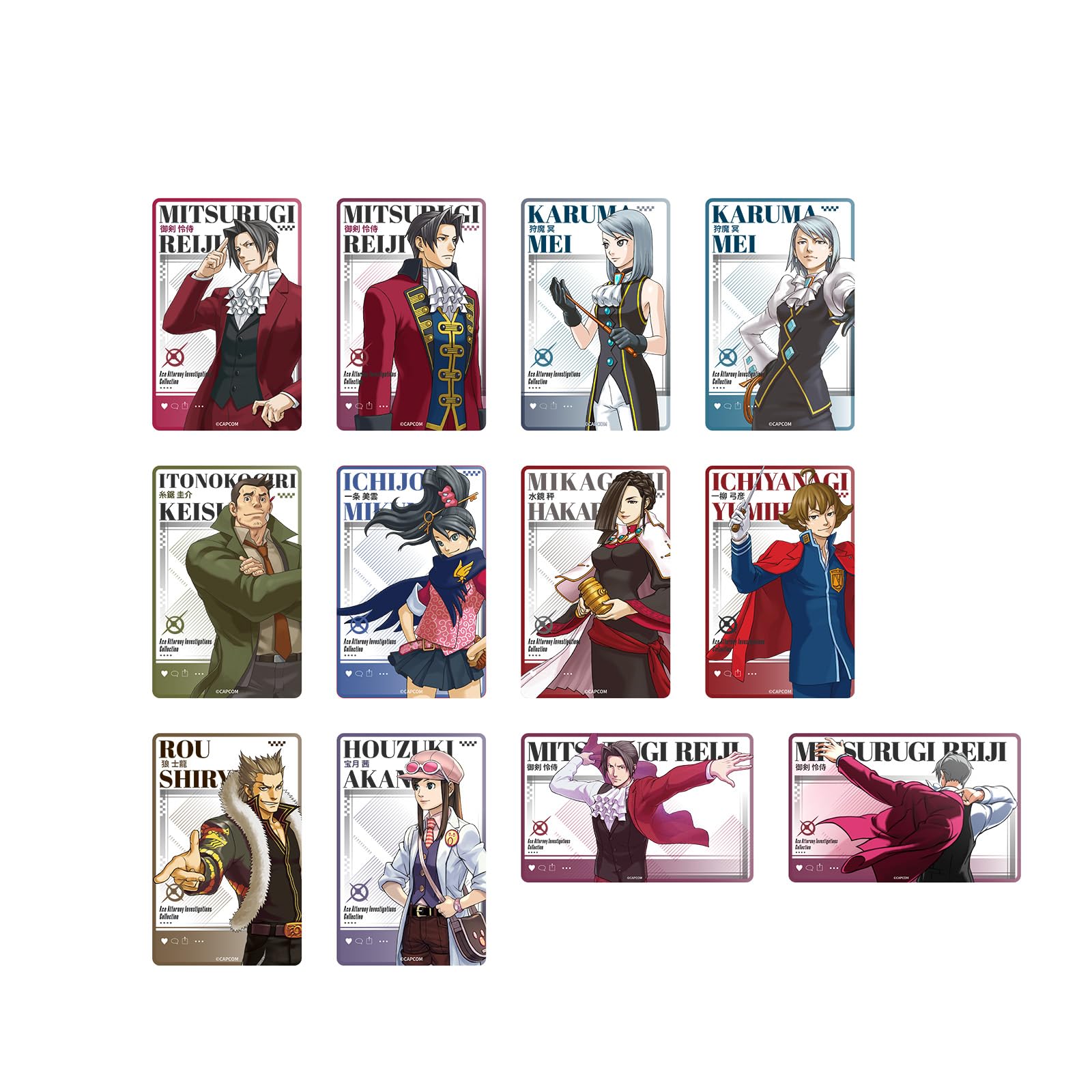 

FANTHFUL FP012AAI2025 Акриловая прозрачная коробка с 12 карточками Ace Investigations ,