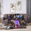 Dominik Mysterio  Flannel Blanket  Warm Soft Throw Blanket for Outdoor Picnic Fluffy Bedspread Sofa Bed Cover