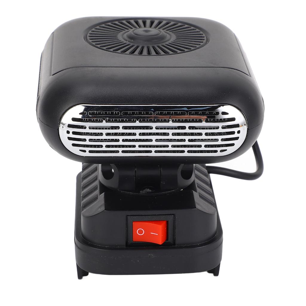 Electric Small Heater Battery Powered Heater Fast Heating 90 Degree  2 Temperatures 2xUSB Compact for Office Dorm Home Car