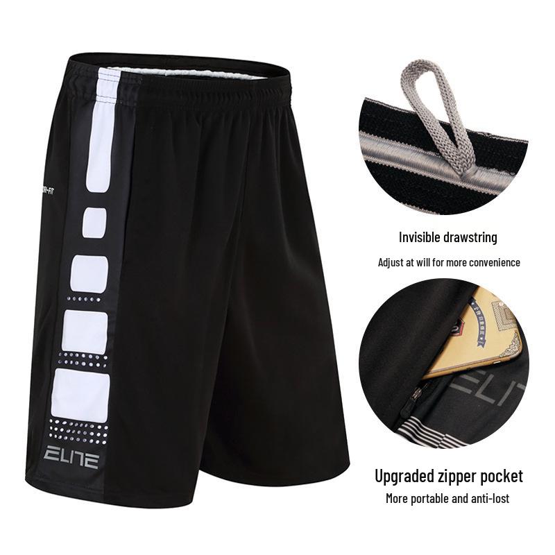 Men's Quick-Dry Basketball Shorts - Loose Fit, Running & Fitness Beachwear