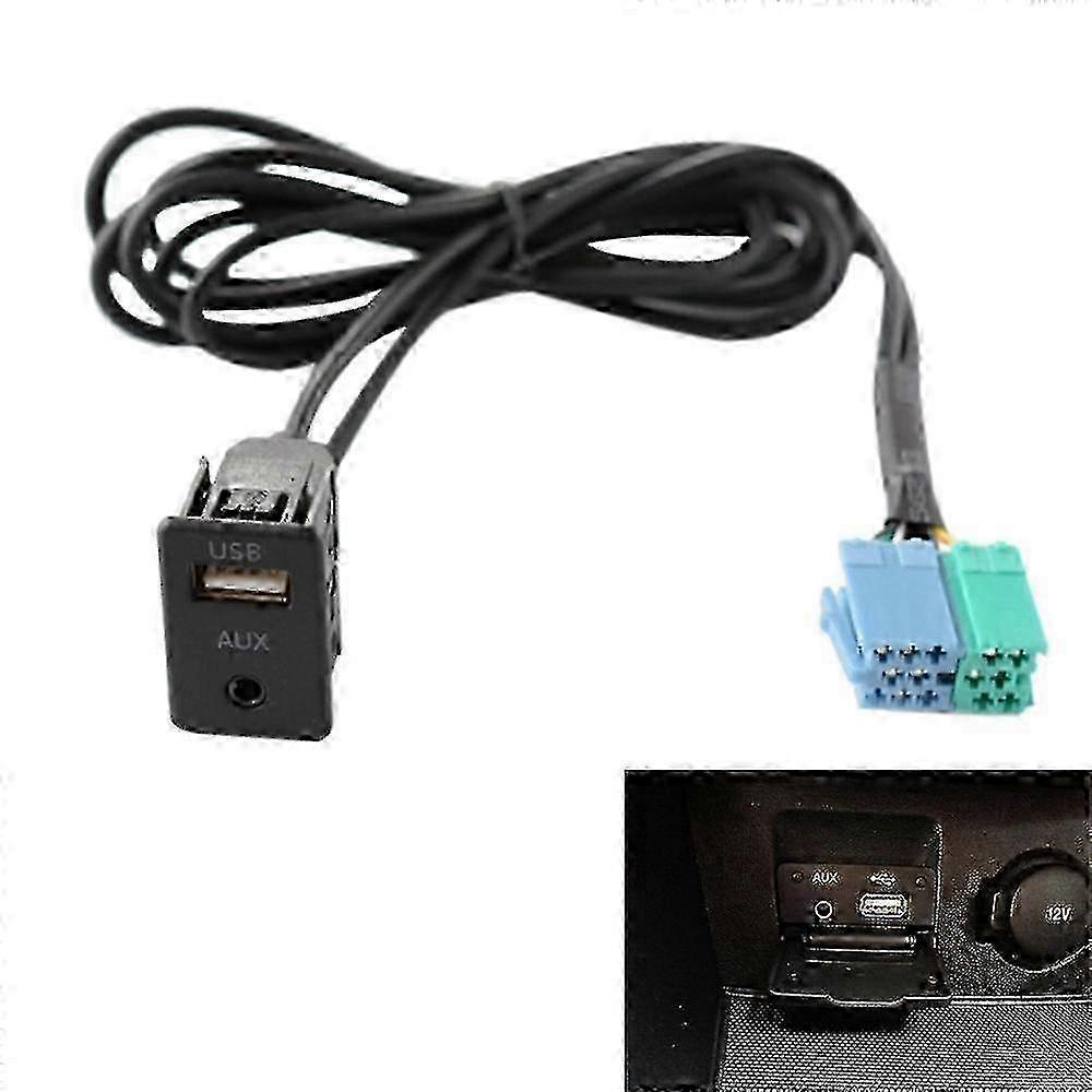 USB port adapter for radio extension cable wiring assy