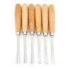 6 Pieces Wood Carving Chisels Craft Hand Tools Carving Chisels DIY Tools for Woodblock Printing