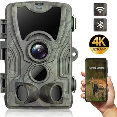 20MP 1080P Dış Mekan Avcılık İz Takip Kamerası Yaban Hayatı Kızılötesi Gece Görüşlü Hareket Aktifli IP65 Su Geçirmez Tuzak Vahşi Yaşam Gözetimi