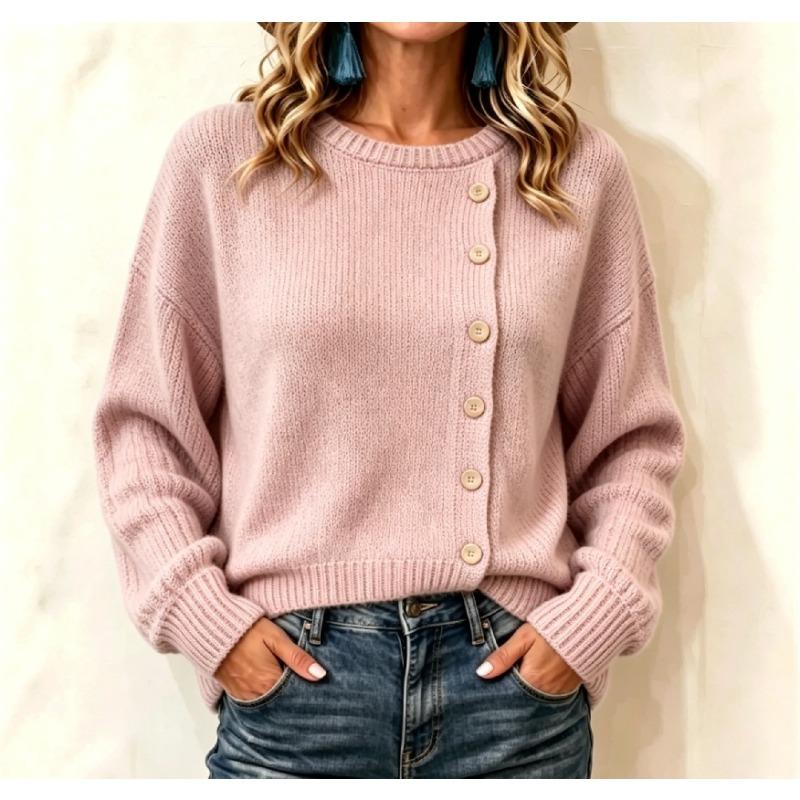 JPNTKY Women's Long Sleeve O-Neck Fashion Casual Autumn Winter Blouses & Shirts