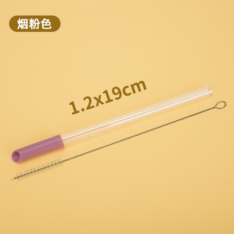 Tritan Telescopic Straw Set Milk Tea Beverage Reuse Water Cup 1.2Cm Straw Multi-Color Optional