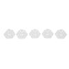 5pcs Aquarium Acrylic Coral Holder Transparent Hex Shape Safe Coral Frag Rack for Aquarium Fish