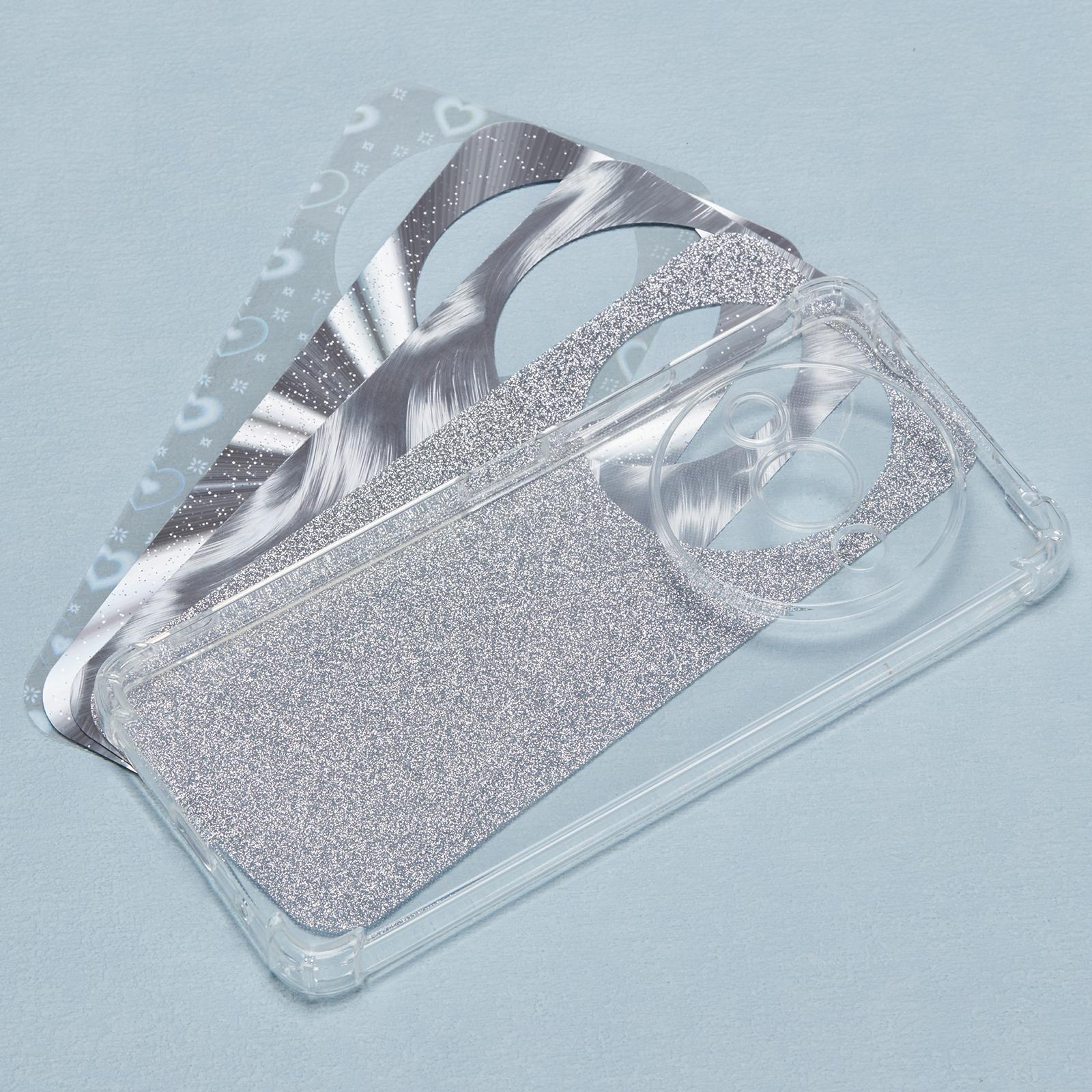 

Прозрачный чехол для телефона Xiaomi Redmi A3 4G, защитная задняя крышка из ТПУ с 4 съемными вкладышами A